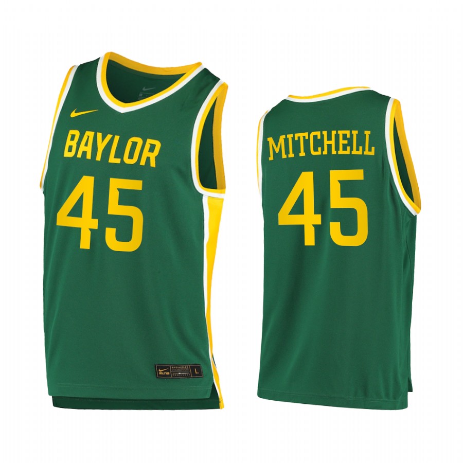 Baylor Bears Davion Mitchell Green 2020-21 College Jersey