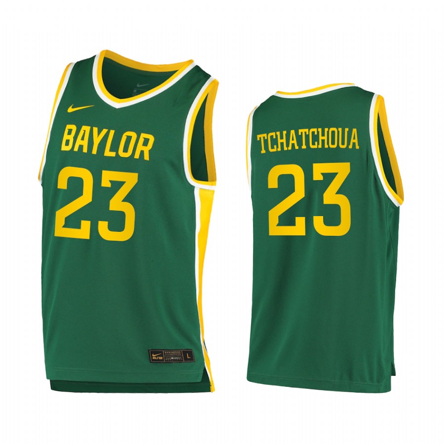 Baylor Bears Jonathan Tchamwa Tchatchoua Green 2020-21 College Jersey