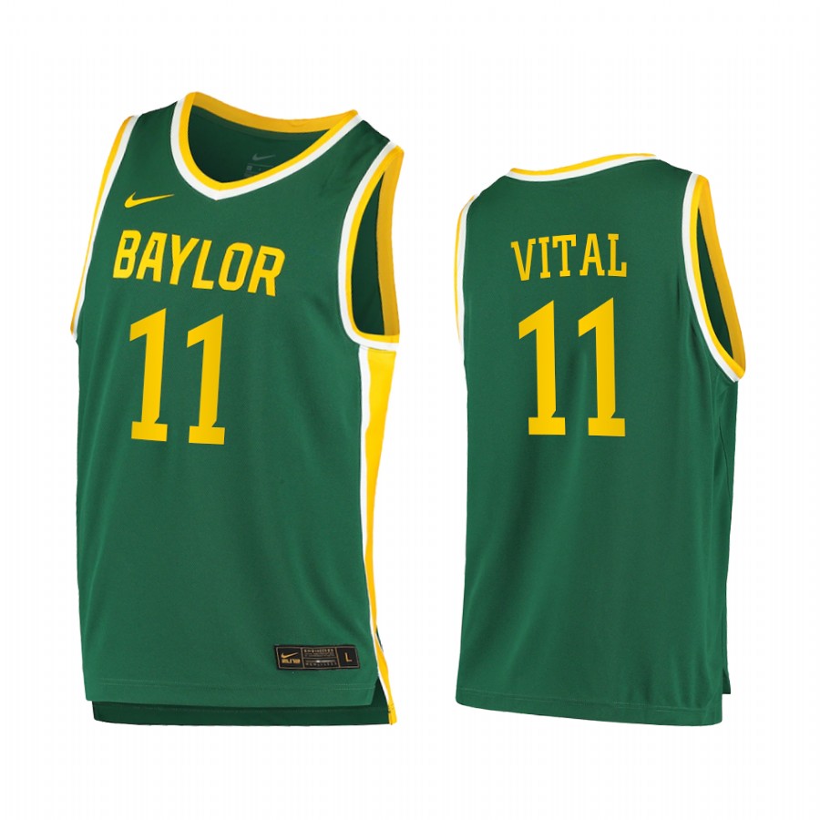 Baylor Bears Mark Vital Green 2020-21 College Jersey