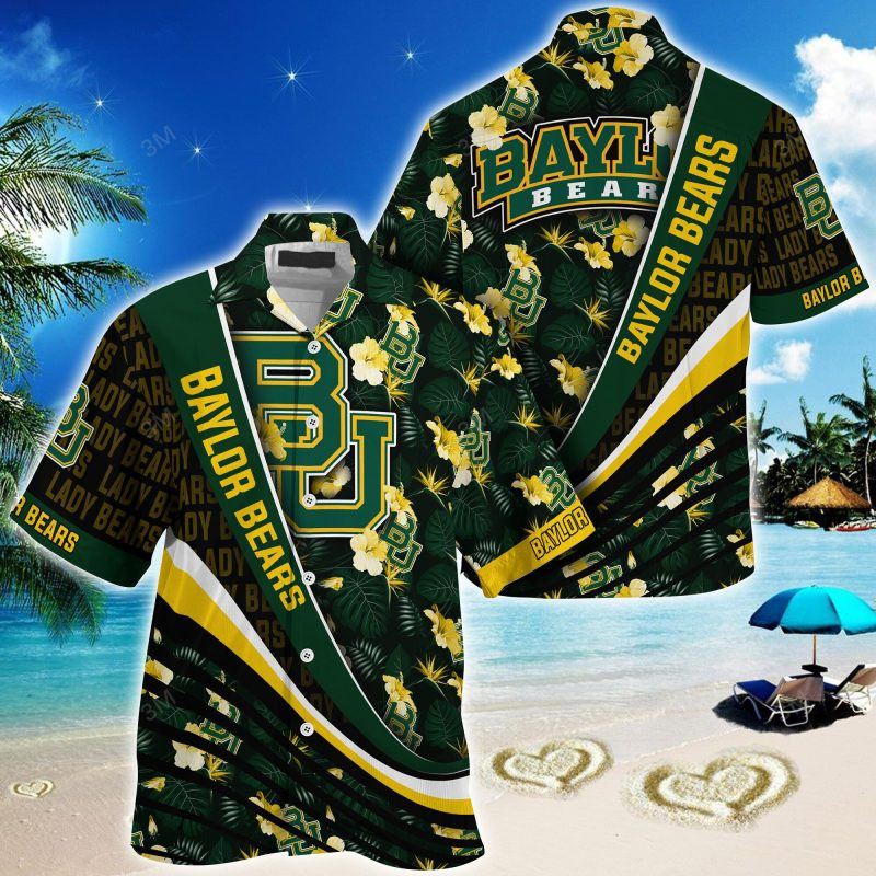 Baylor Bears NCAA Summer – Hawaii Shirt For This Season – Gift For Sport Lovers With Tropical Flower Pattern