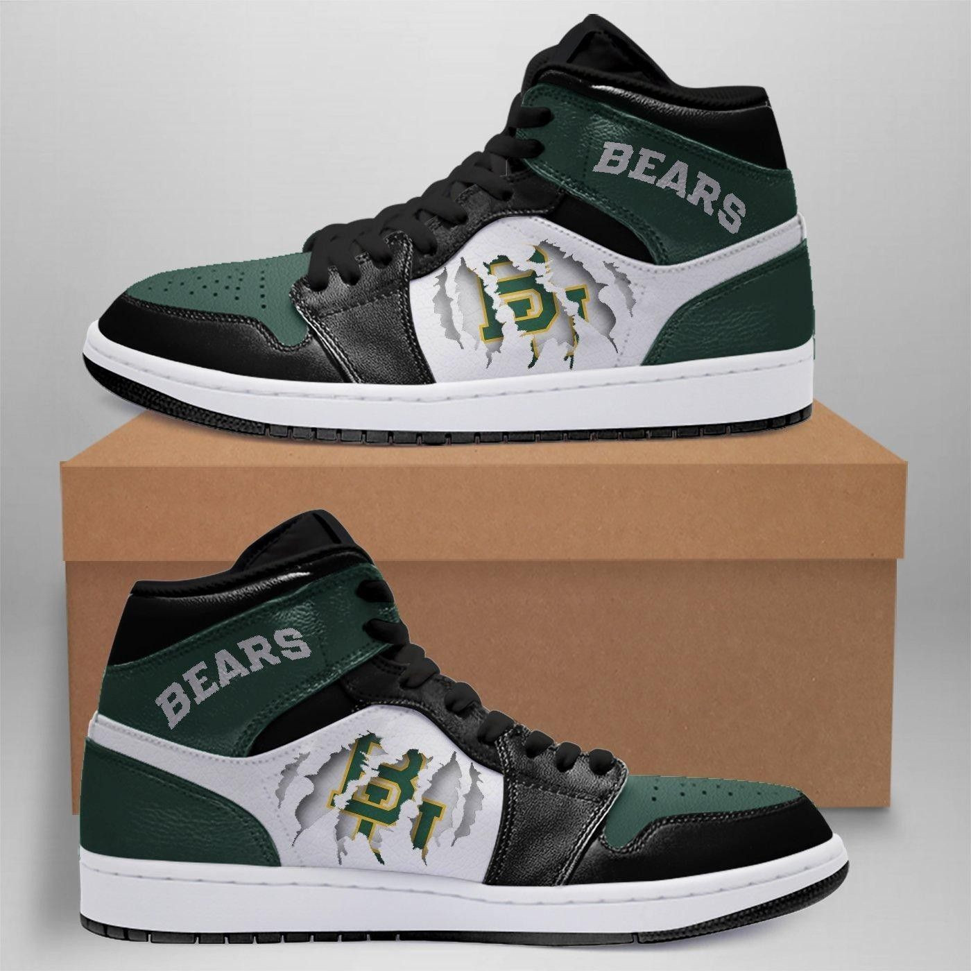 Baylor Bears NCAA Team Sneakers Gift For Fans High Top Air Jordan Sneaker, Air Jordan Hightop