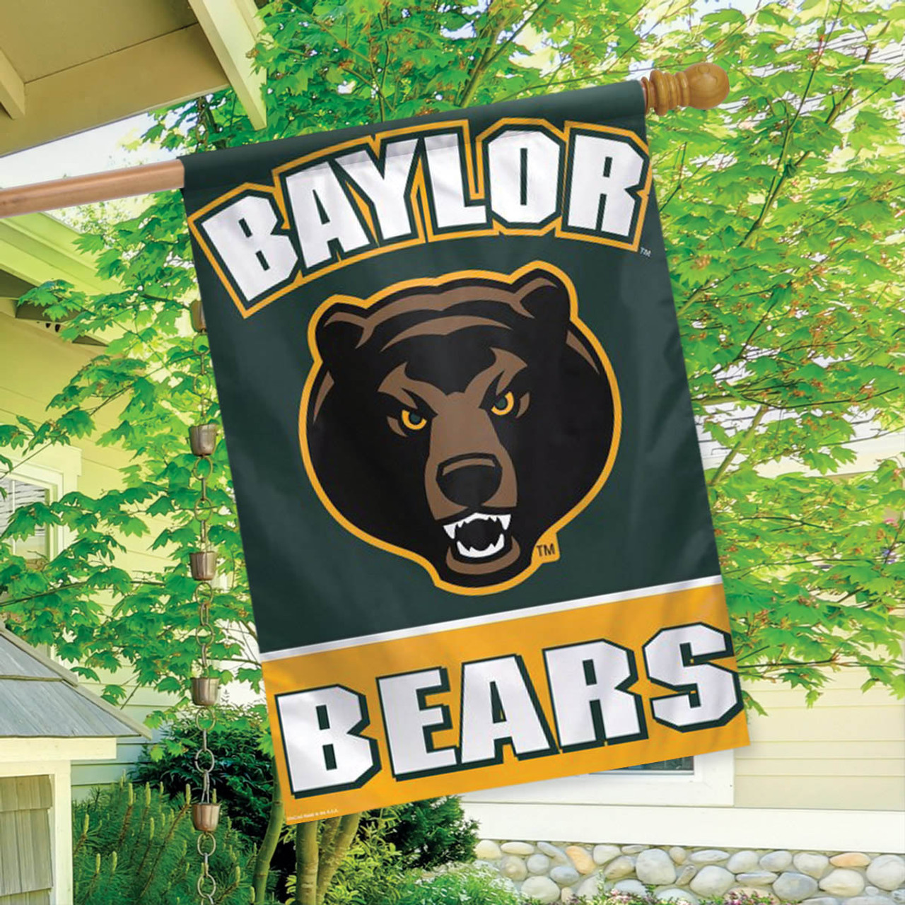 Baylor University Bears NCAA Vertical Garden Flag, House Flag