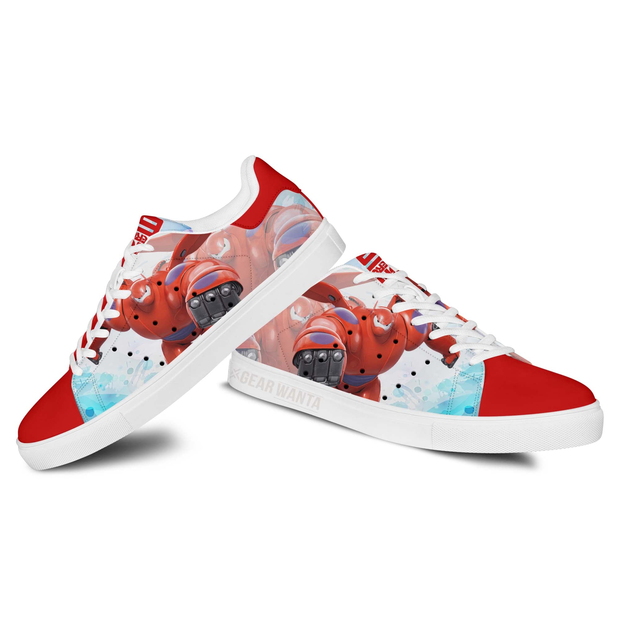 Baymax Custom Skate Shoes For Big Hero Fans