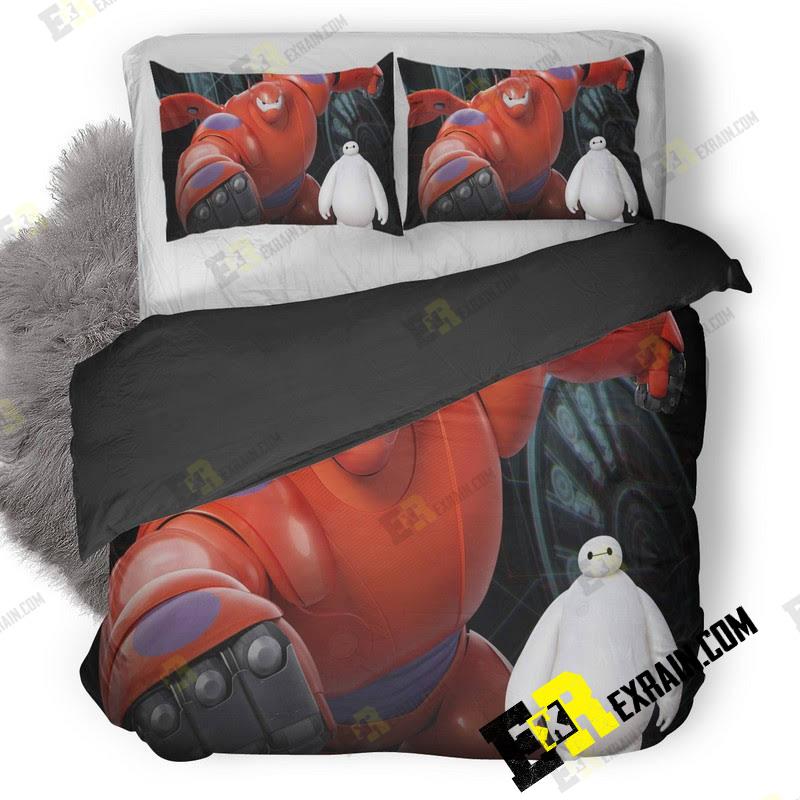 Baymax In Big Hero Movie 3D Customized Duvet Cover Bedding Set