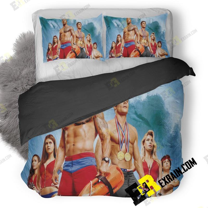Baywatch Movie 3D Customized Duvet Cover Bedding Set