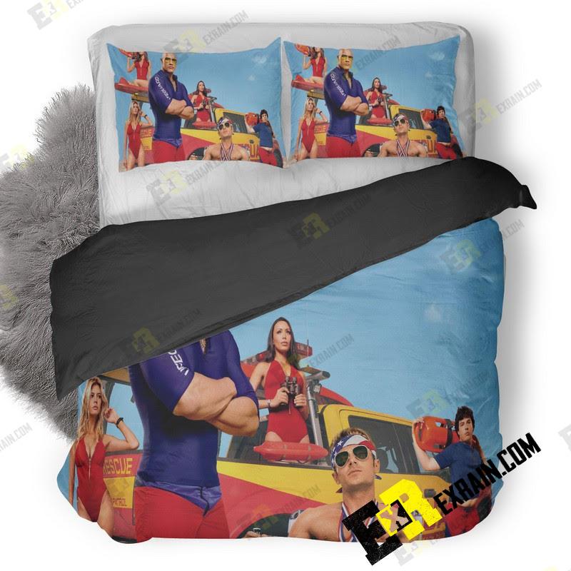 Baywatch Movie To 3D Customized Duvet Cover Bedding Set