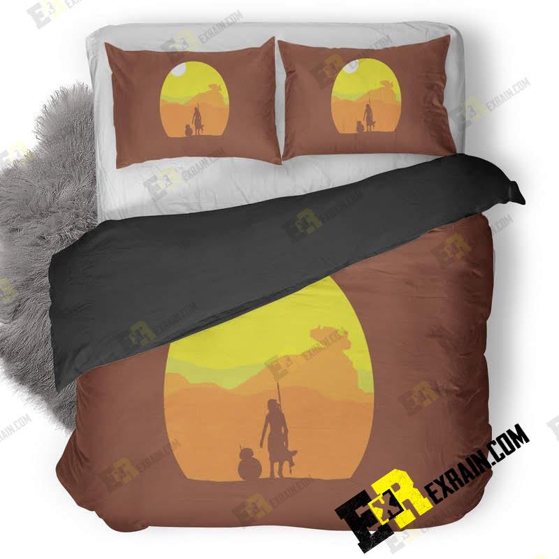 Bb8 Minimalism Image 3D Customized Duvet Cover Bedding Set