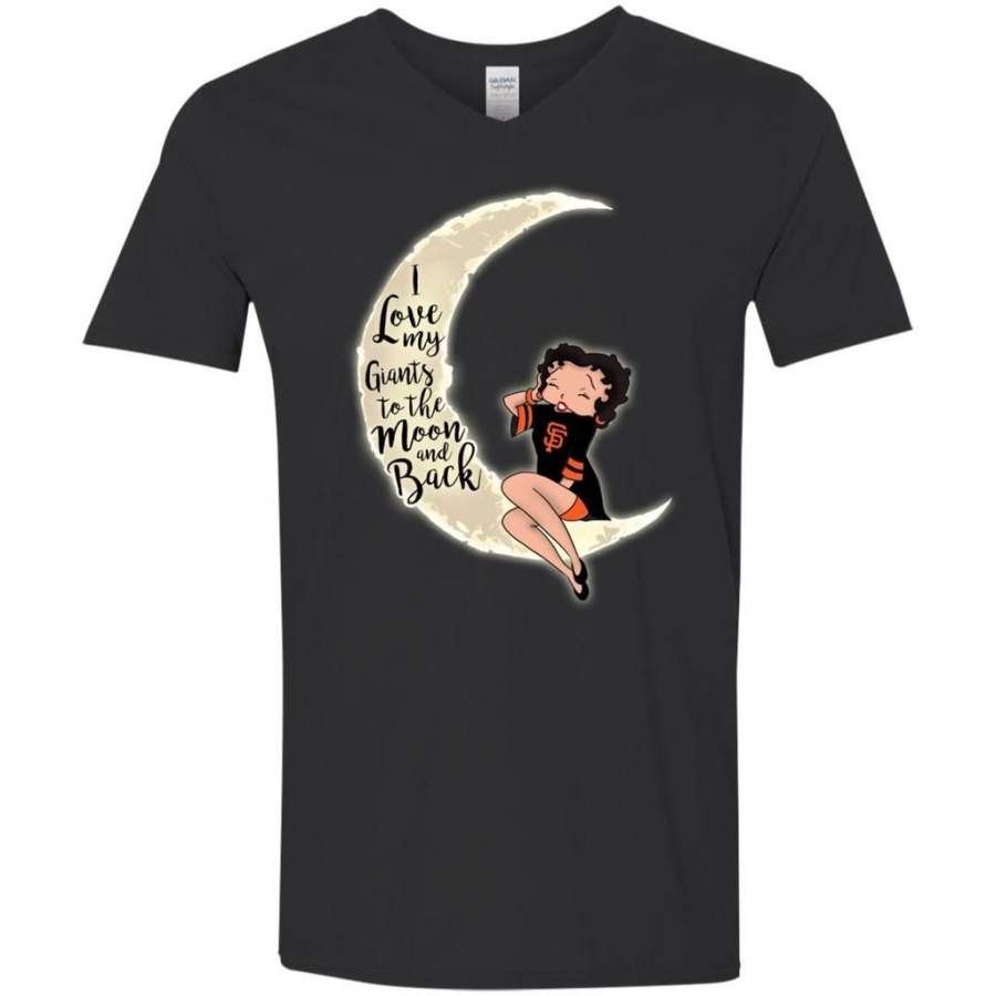 BB I Love My San Francisco Giants To The Moon And Back T-Shirt