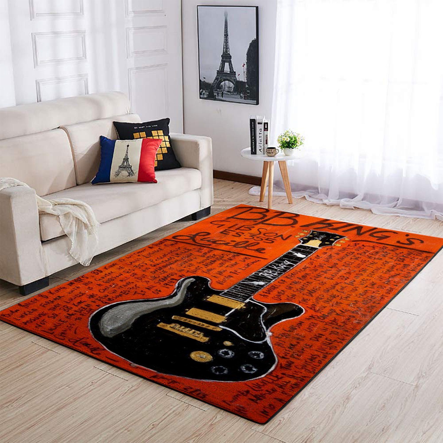 Bb King Lucille Gibson Limited Edition Rectangle Rug