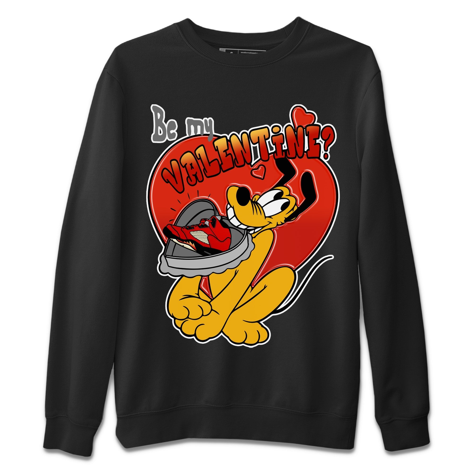 Be My Valentine Unisex Sweater – Air Jordan 5 Mars For Her, Sneakers Matching Sweater