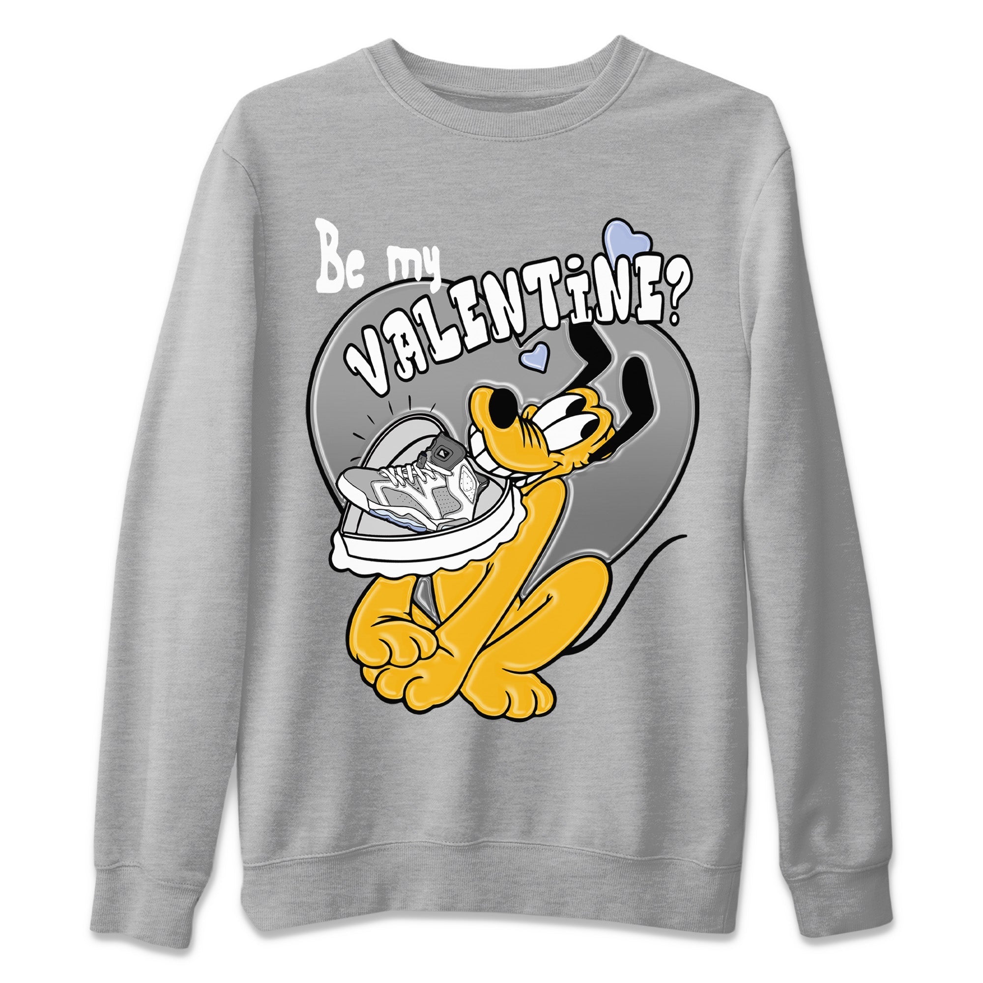 Be My Valentine Unisex Sweater – Air Jordan 6 Cool Grey, Sneakers Matching Sweater