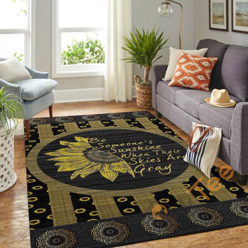 Be Someone’s Sunshine When Their Shies Are Grey Hippie Floor Decor Soft Living Room Bedroom Carpet Highlight For Home Rectangle Rug