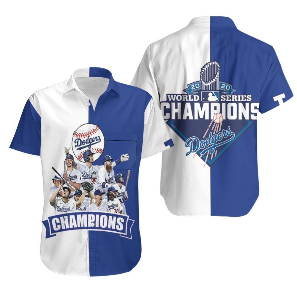 Beach Shirt 2020 World Series Champions Los Angeles Dodgers Hawaiian Shirt