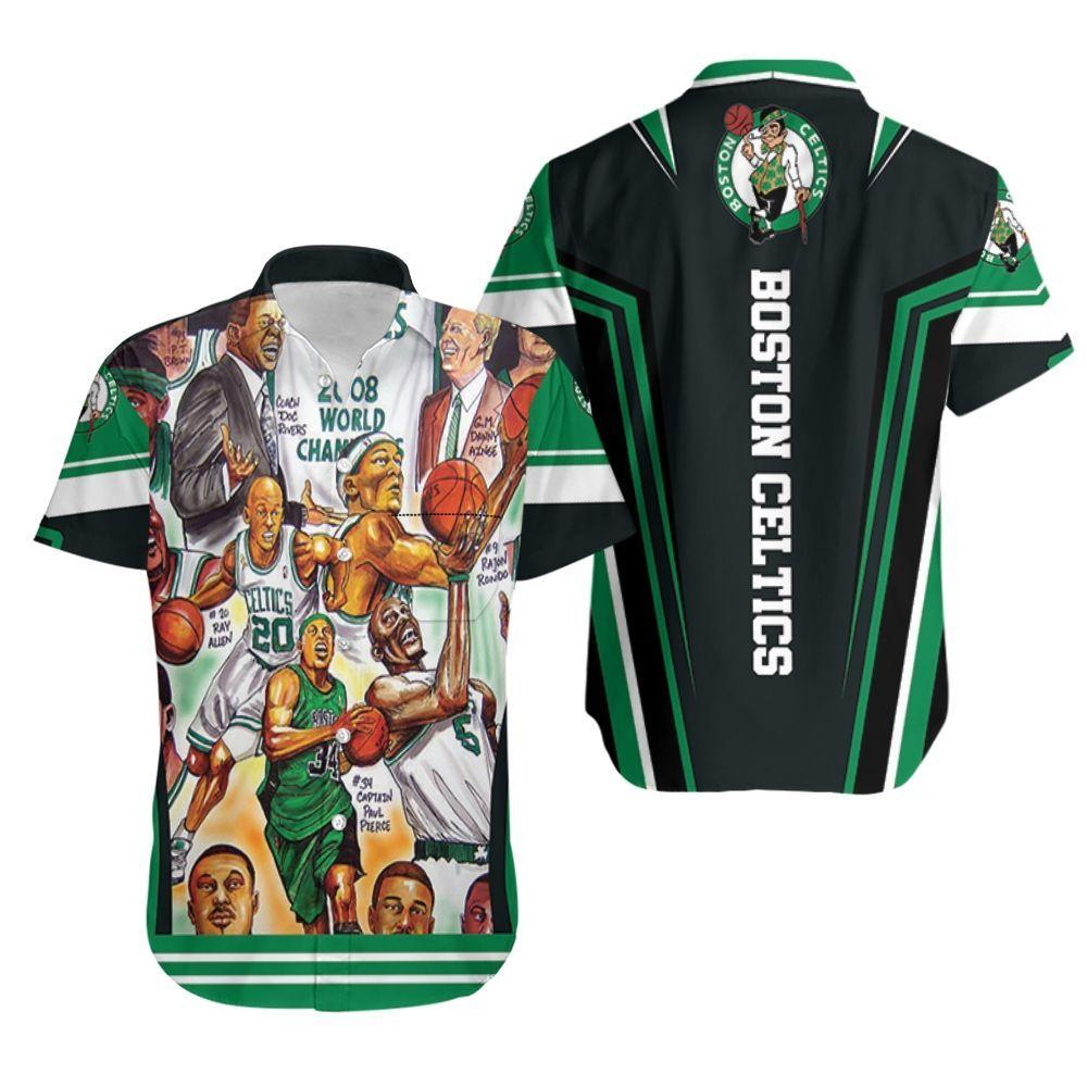 Beach Shirt Boston Celtics 17Th World Champions Hawaiian Shirt