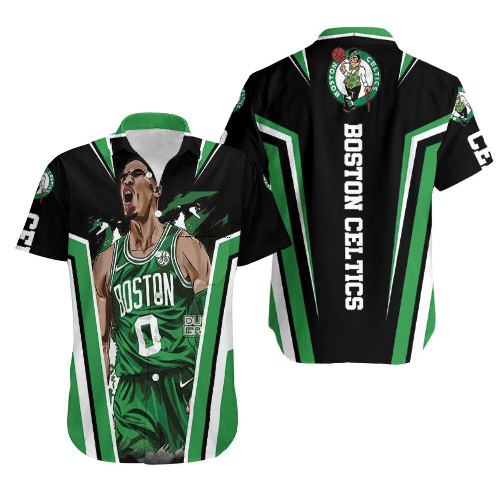 Beach Shirt Boston Celtics Jayson Tatum Design Hawaiian Shirt