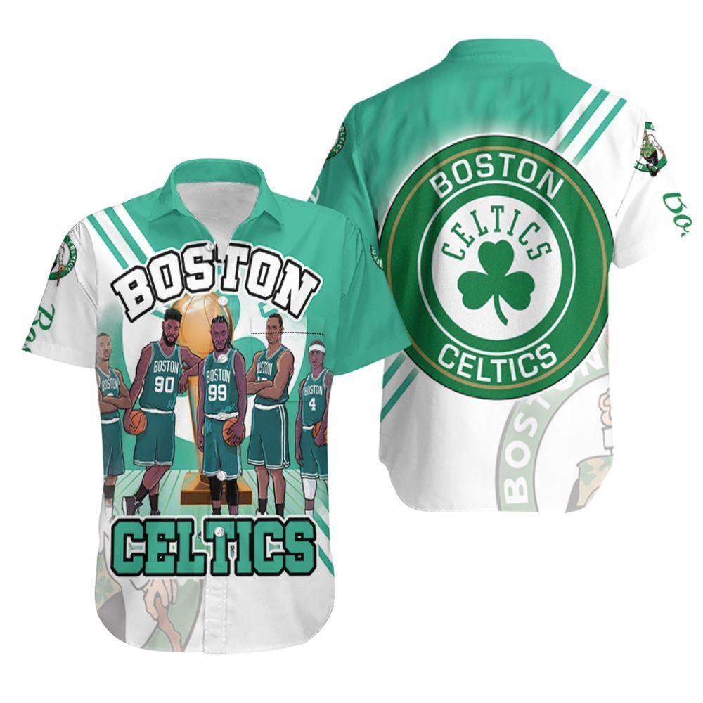 Beach Shirt Boston Celtics World Champions Artwork Hawaiian Shirt