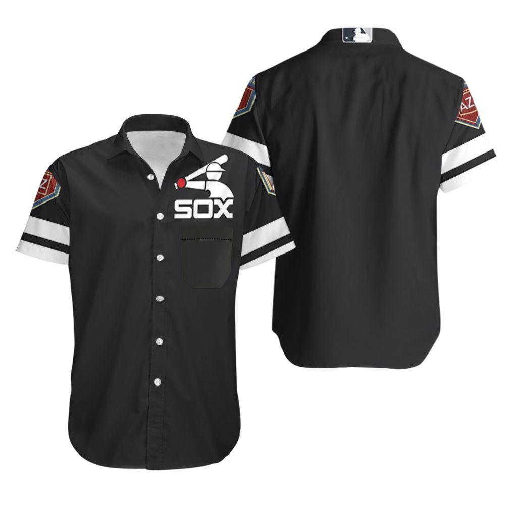 Beach Shirt Chicago White Sox Spring Training Team Black 2019 Jersey Inspired Style Hawaiian Shirt