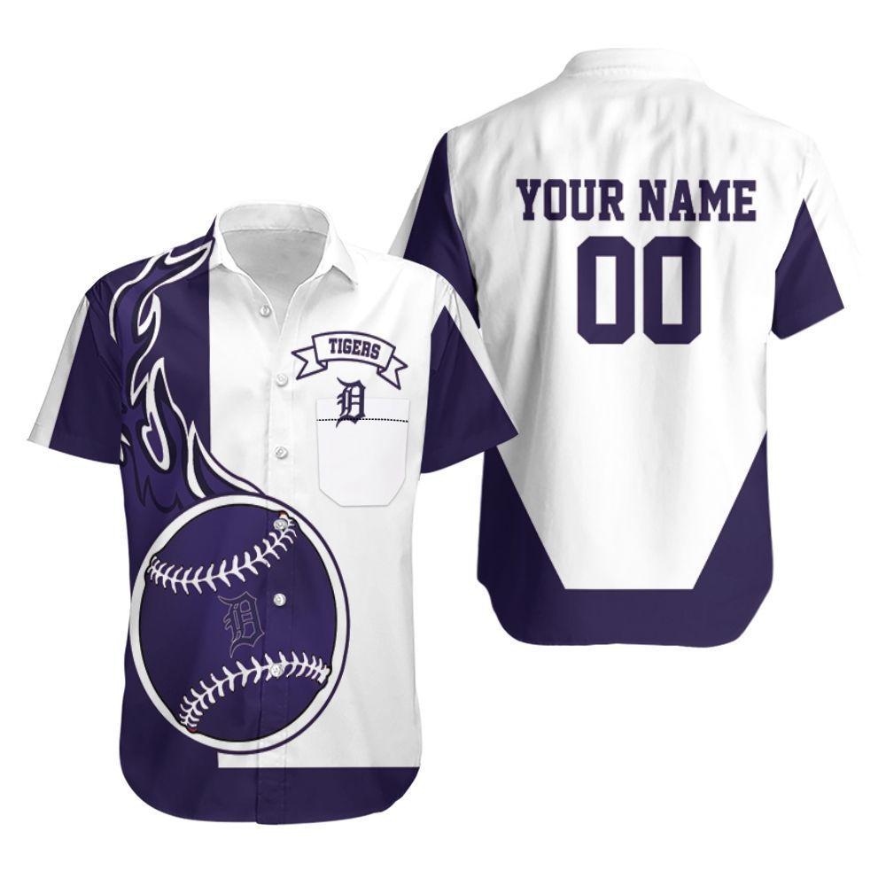 Beach Shirt Detroit Tigers 3D Personalized Hawaiian Shirt