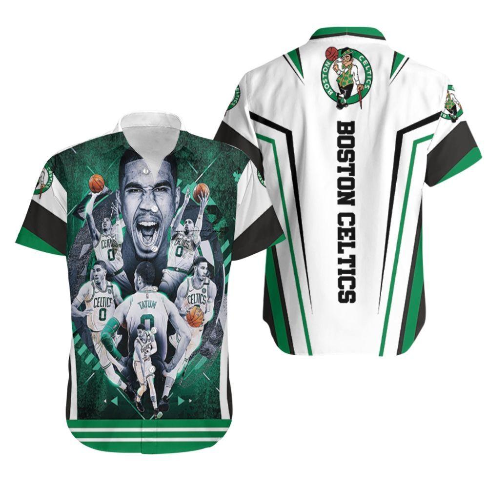 Beach Shirt Jayson Tatum 0 Boston Celtics Design Hawaiian Shirt