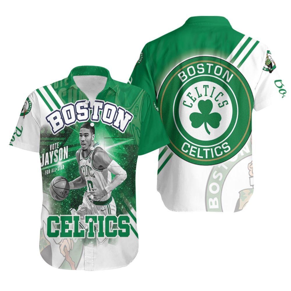 Beach Shirt Jayson Tatum 0 Boston Celtics For All Star Hawaiian Shirt