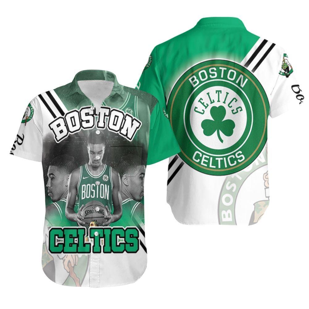 Beach Shirt Jayson Tatum 0 Boston Celtics Signature Hawaiian Shirt