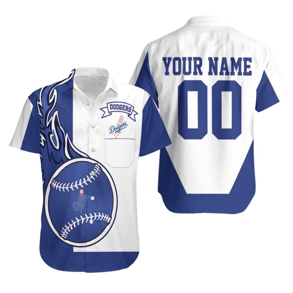 Beach Shirt Los Angeles Dodgers 3D Personalized Hawaiian Shirt
