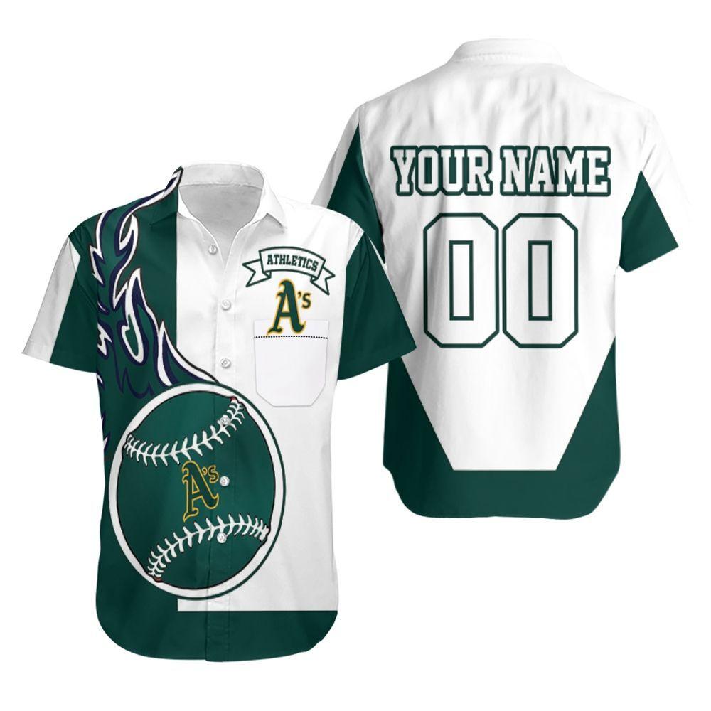 Beach Shirt Oakland Athletics 3D Personalized Hawaiian Shirt