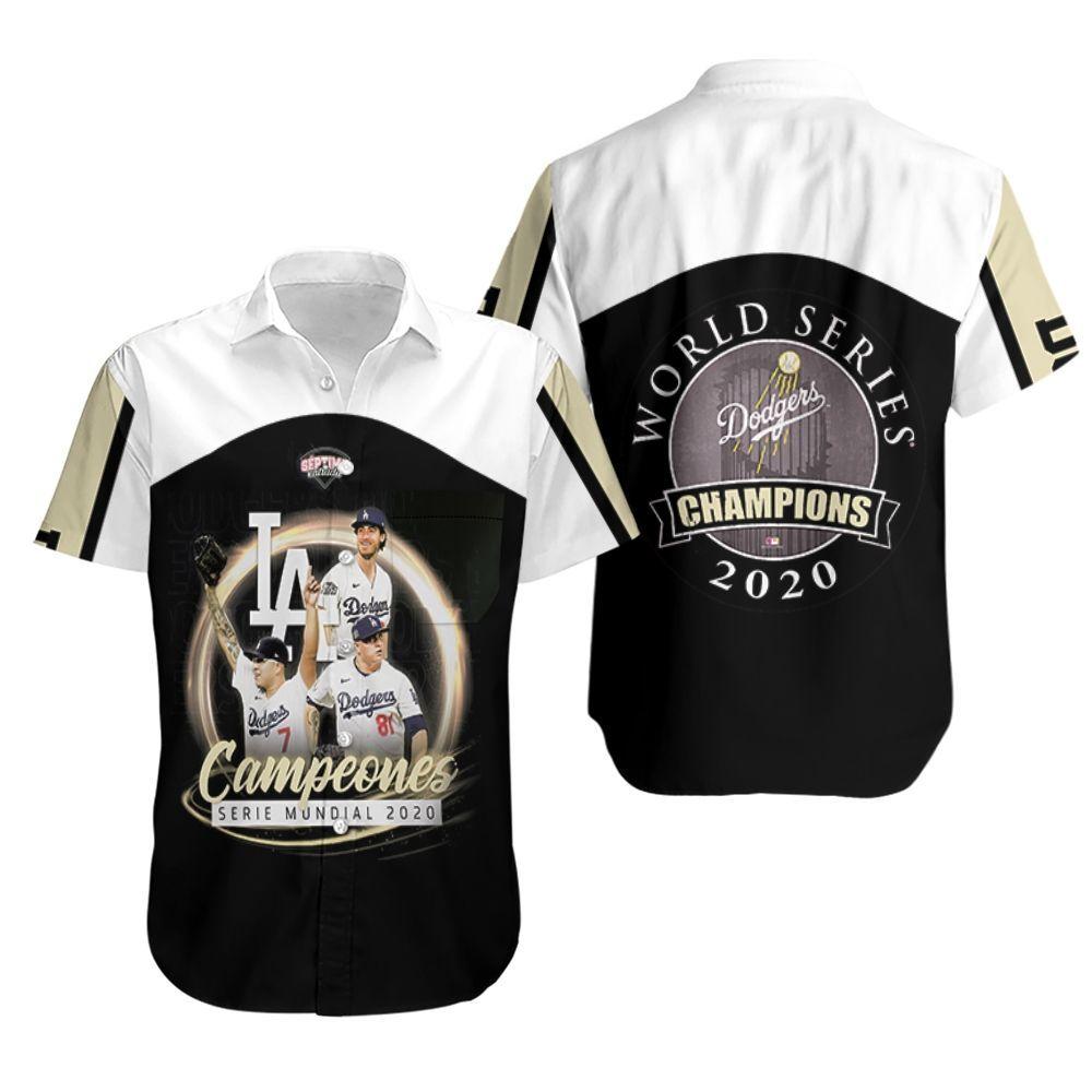 Beach Shirt Serie Mundial Los Angeles Dodgers Campeones Hawaiian Shirt