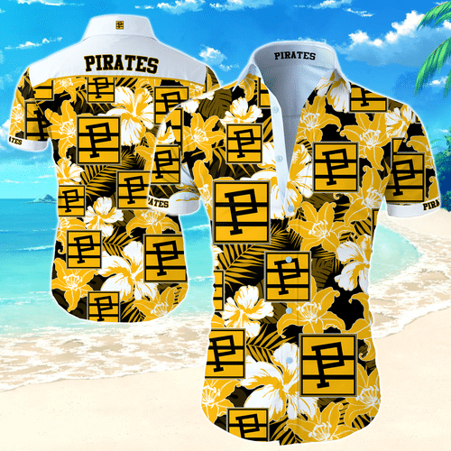 Beach Shirt Unisex Pittsburgh Pirates Hawaiian Shirt