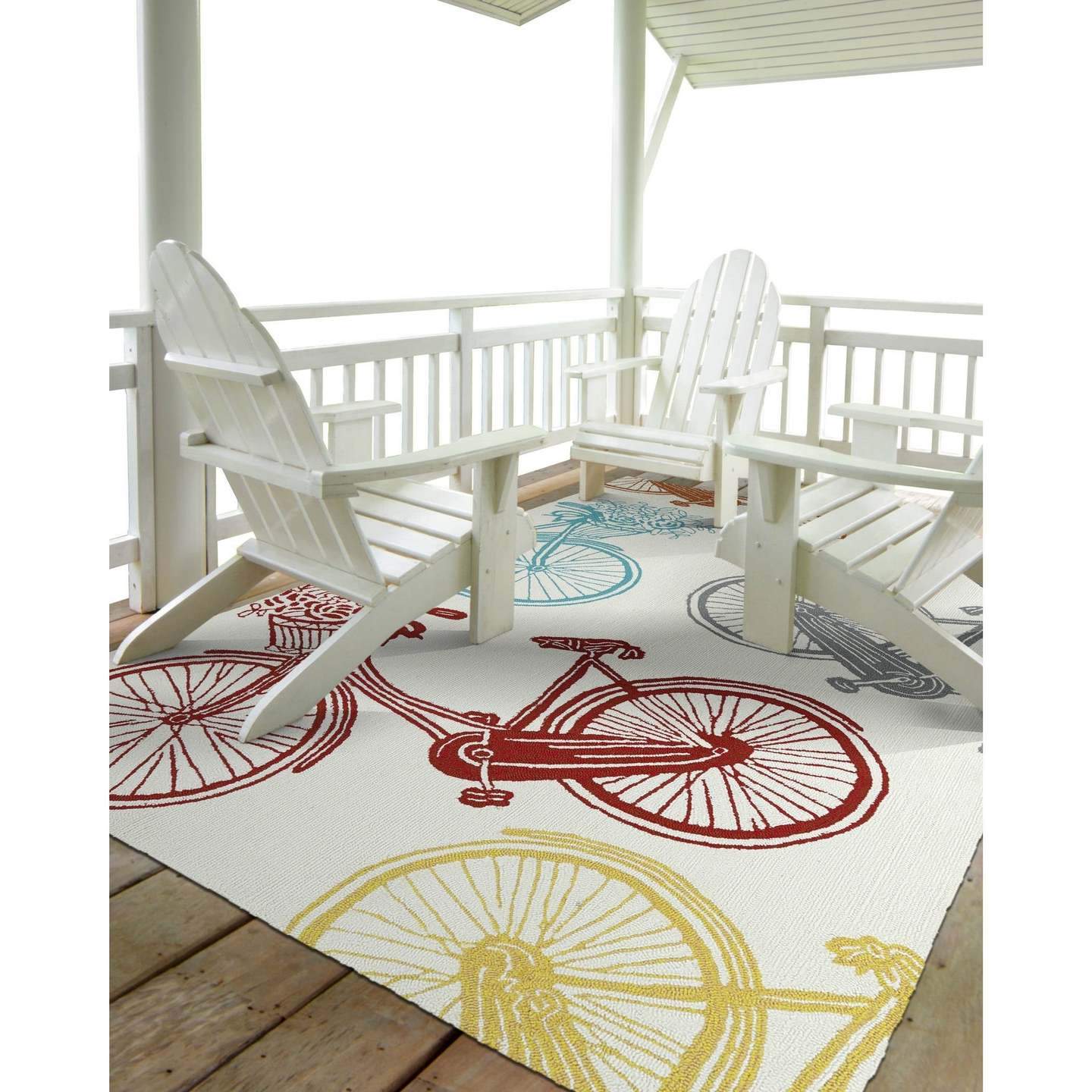 Beachcomber Bicycle Multi Limited Edition Rectangle Rug