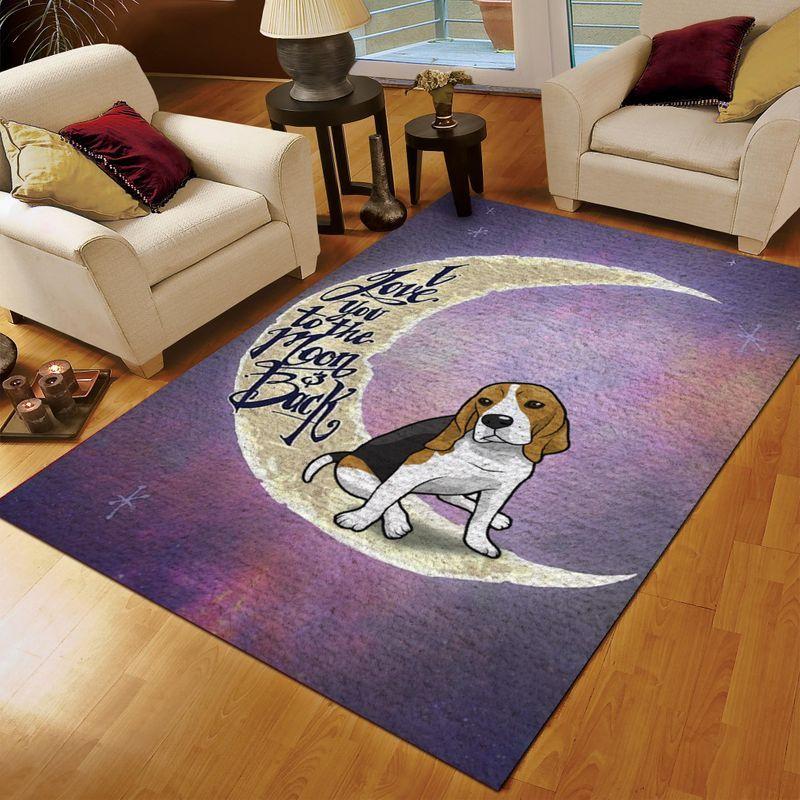 Beagle Area Rectangle Rug