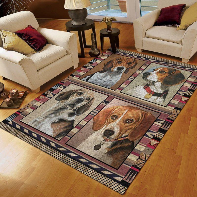 Beagle Really Cute Rectangle Rug