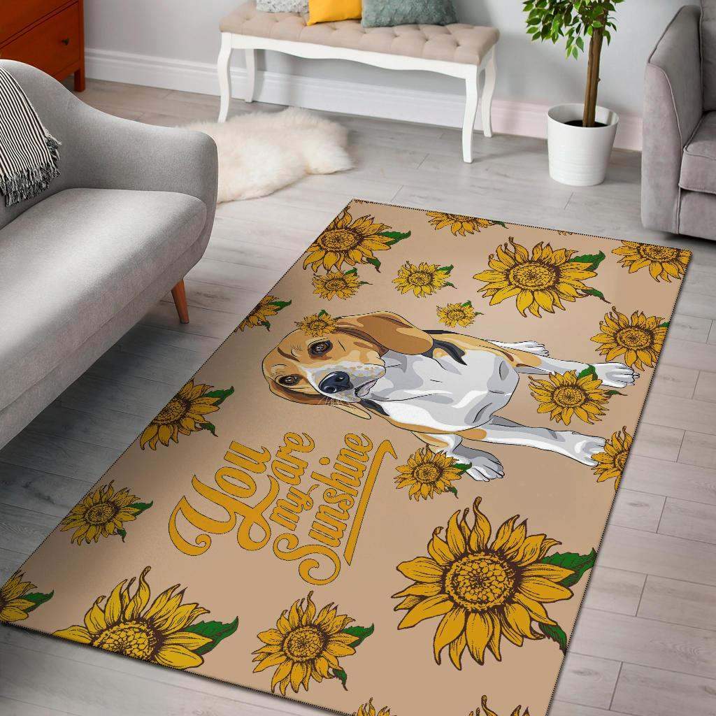 Beagle You Are My Sunshine Limited Edition Rectangle Rug