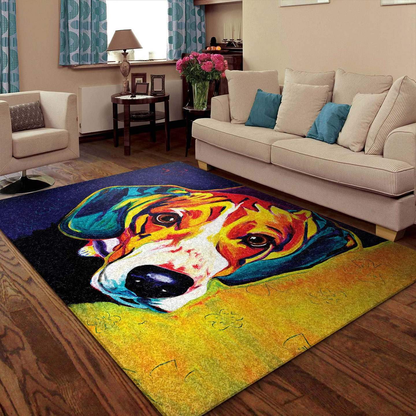 Beagles Limited Edition Rectangle Rug