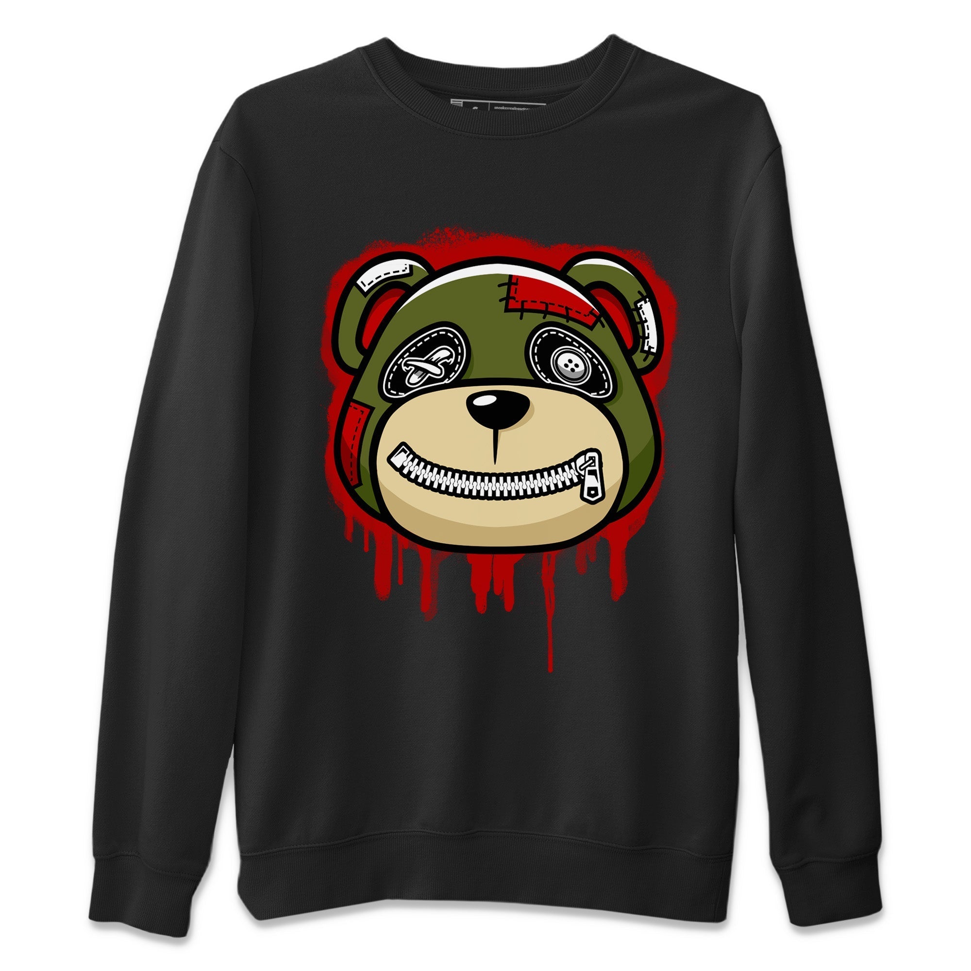 Bear Face Unisex Sweater – Air Jordan 1 Travis Scott Olive, Sneakers Matching Sweater