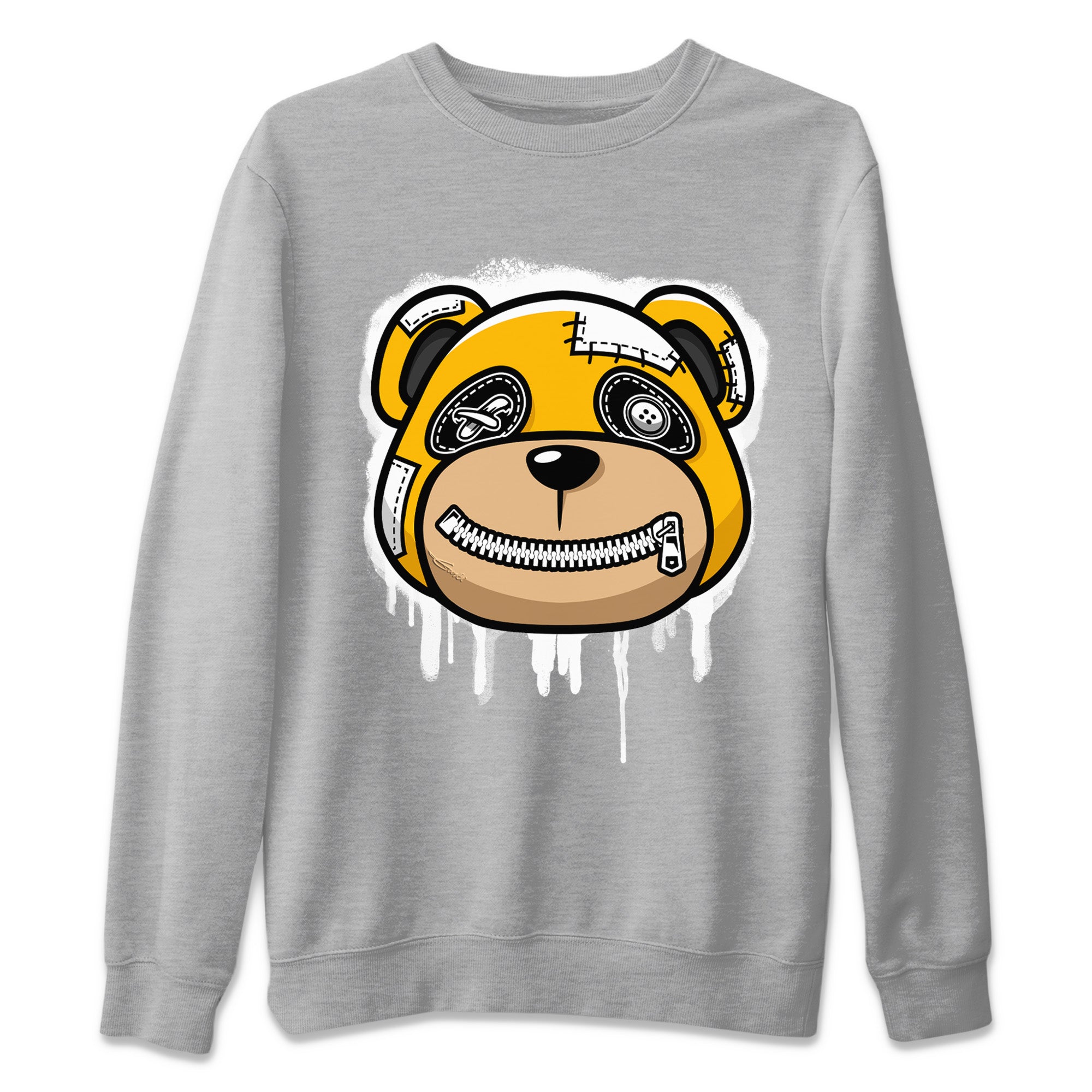 Bear Face Unisex Sweater – Air Jordan 1 Yellow Toe, Sneakers Matching Sweater
