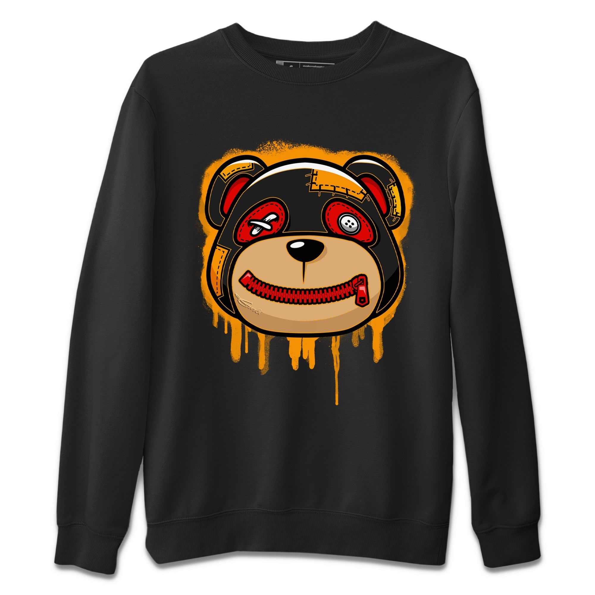 Bear Face Unisex Sweater – Air Jordan 7 Citrus, Sneakers Matching Sweater