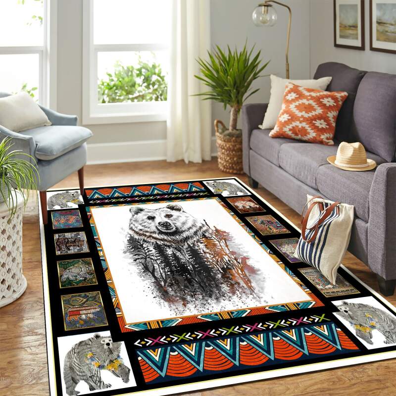Bear Mk Carpet Area Rectangle Rug
