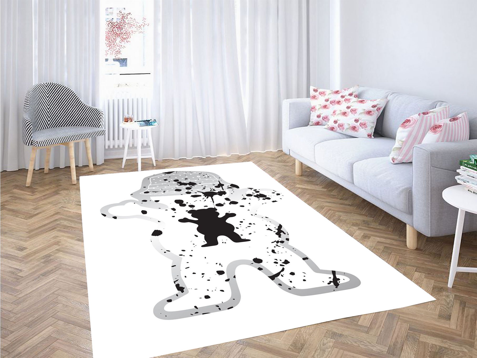Bear Streetwear Grizzly Carpet Rectangle Rug