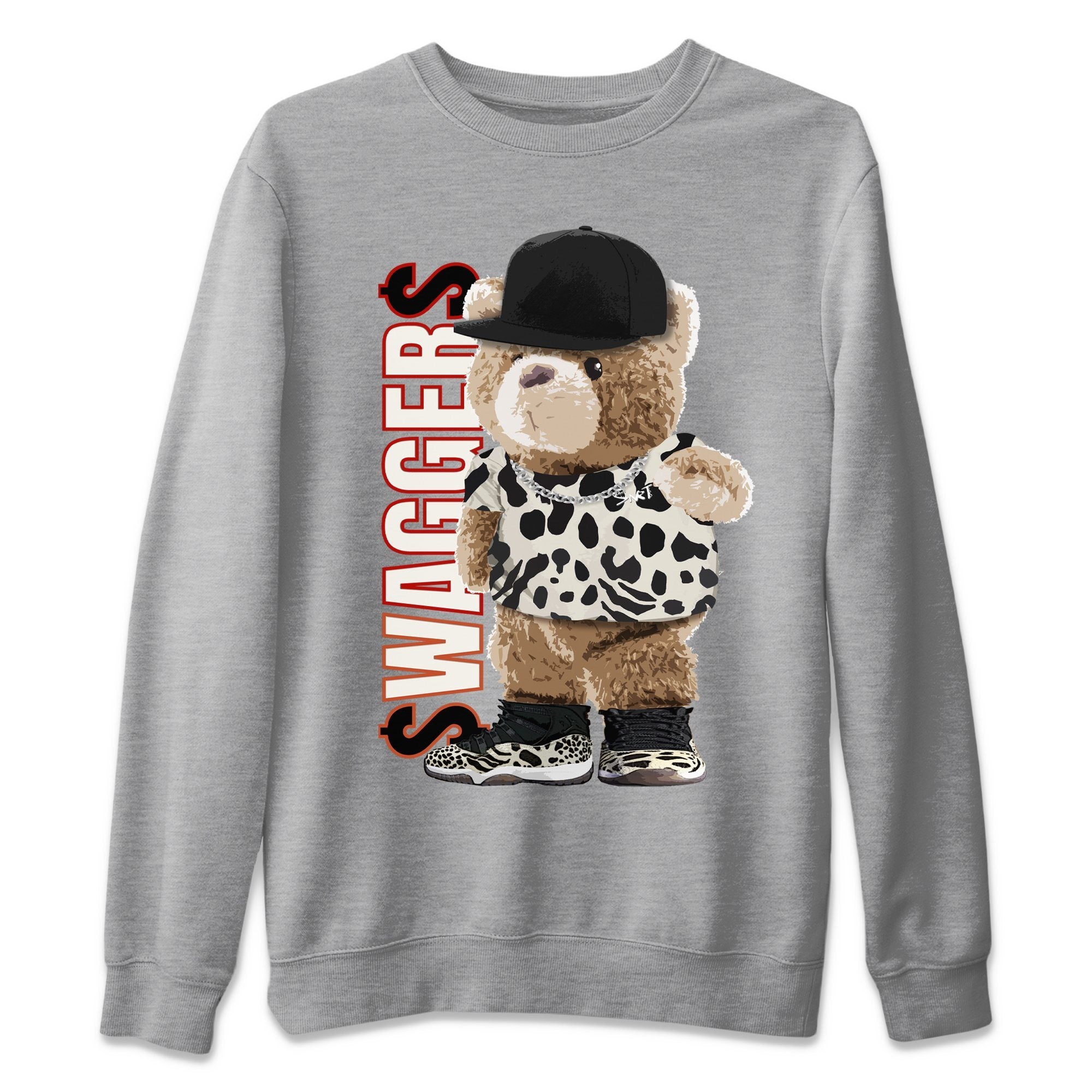 Bear Swaggers Unisex Sweater – Air Jordan 11 Animal Instinct, Sneakers Matching Sweater