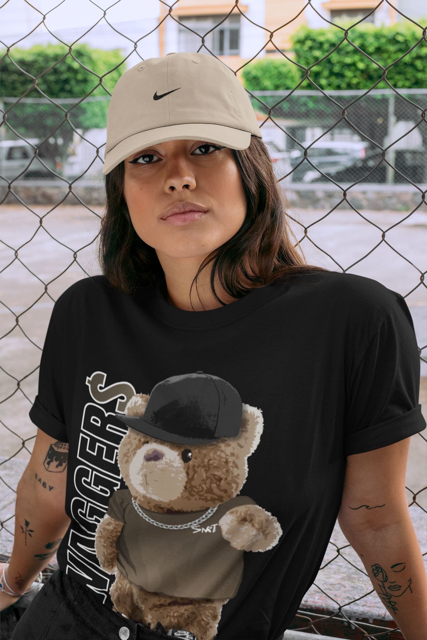 Bear Swaggers Unisex Sweater – Air Jordan 1 Dark Mocha, Sneakers Matching Sweater