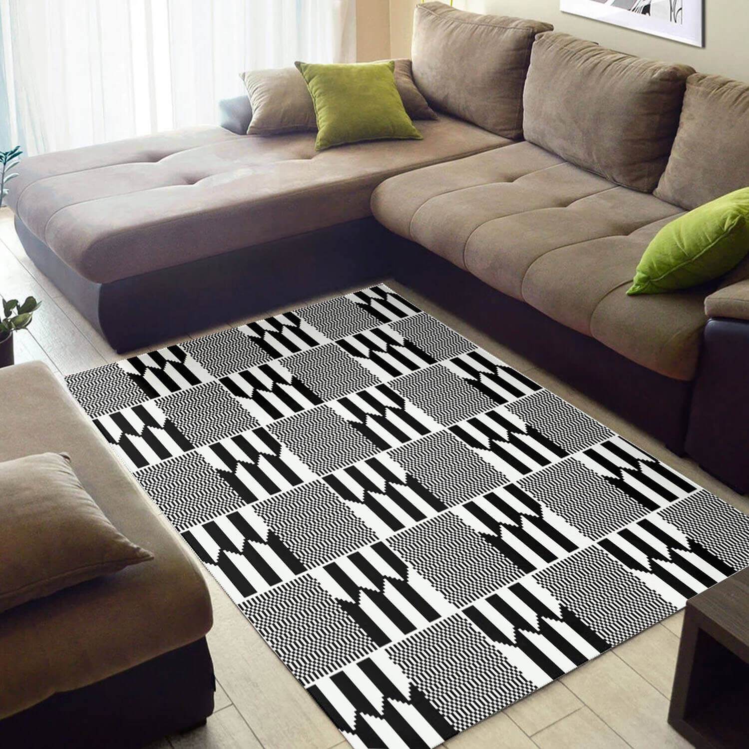 Beautiful African Adorable American Art Seamless Pattern Themed Inspired Home Rectangle Rug