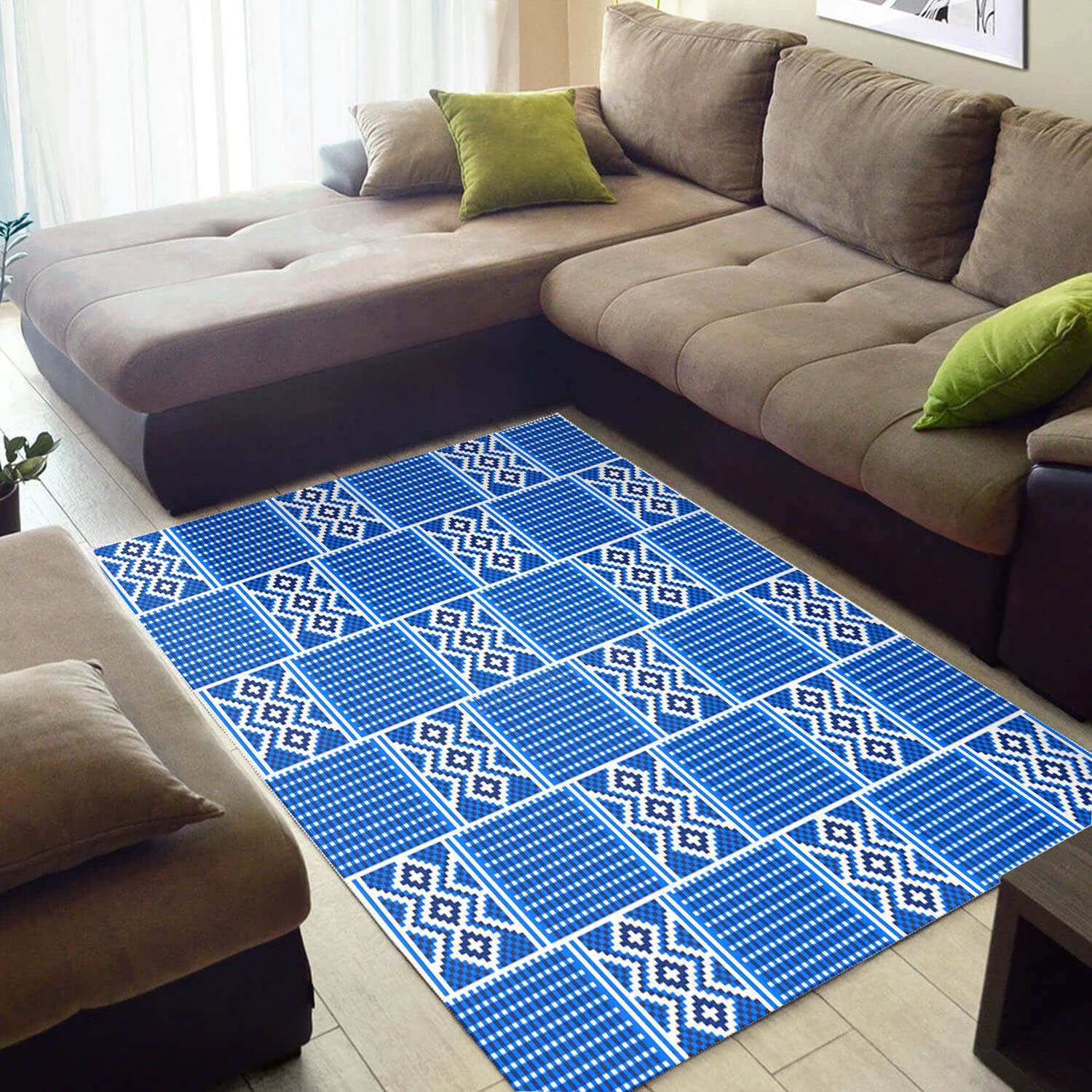 Beautiful African Adorable Natural Hair Seamless Pattern Carpet Living Room Rectangle Rug
