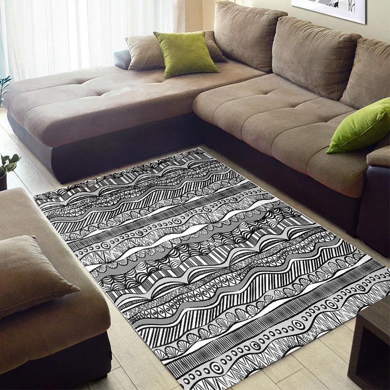 Beautiful African American Afro Afrotrendy Art Style Carpet Themed Home Rectangle Rug