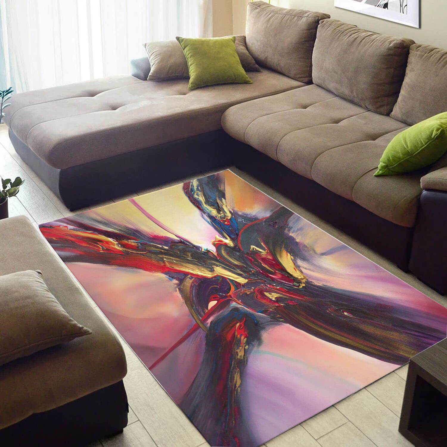 Beautiful African American Awesome Themed Ethnic Seamless Pattern Carpet Style Rectangle Rug