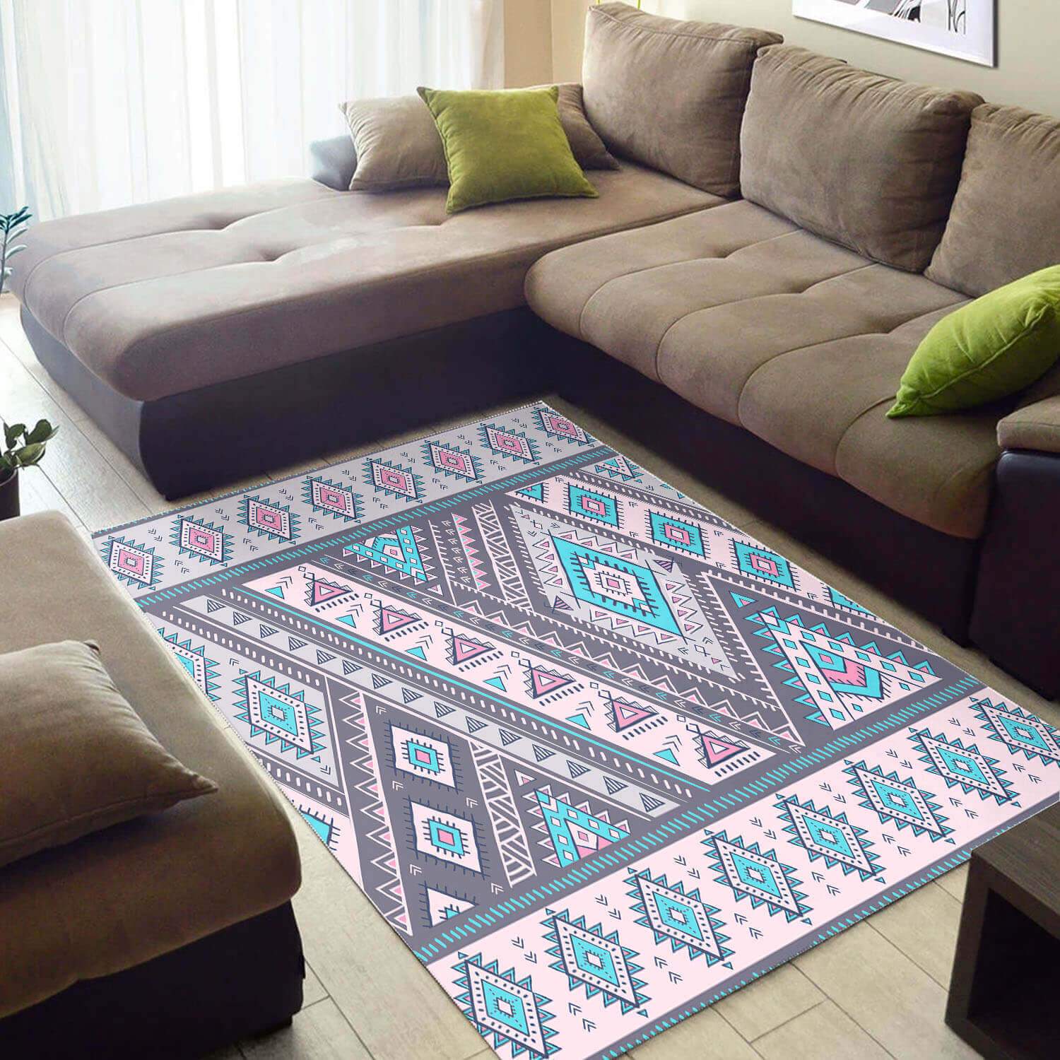 Beautiful African Style Attractive Afrocentric Art Design Floor Carpet House Rectangle Rug