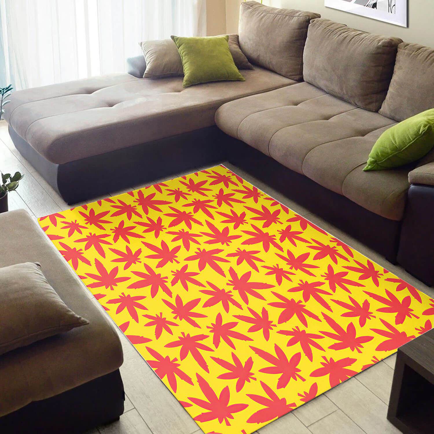 Beautiful African Style Themed Seamless Pattern Carpet Room Rectangle Rug