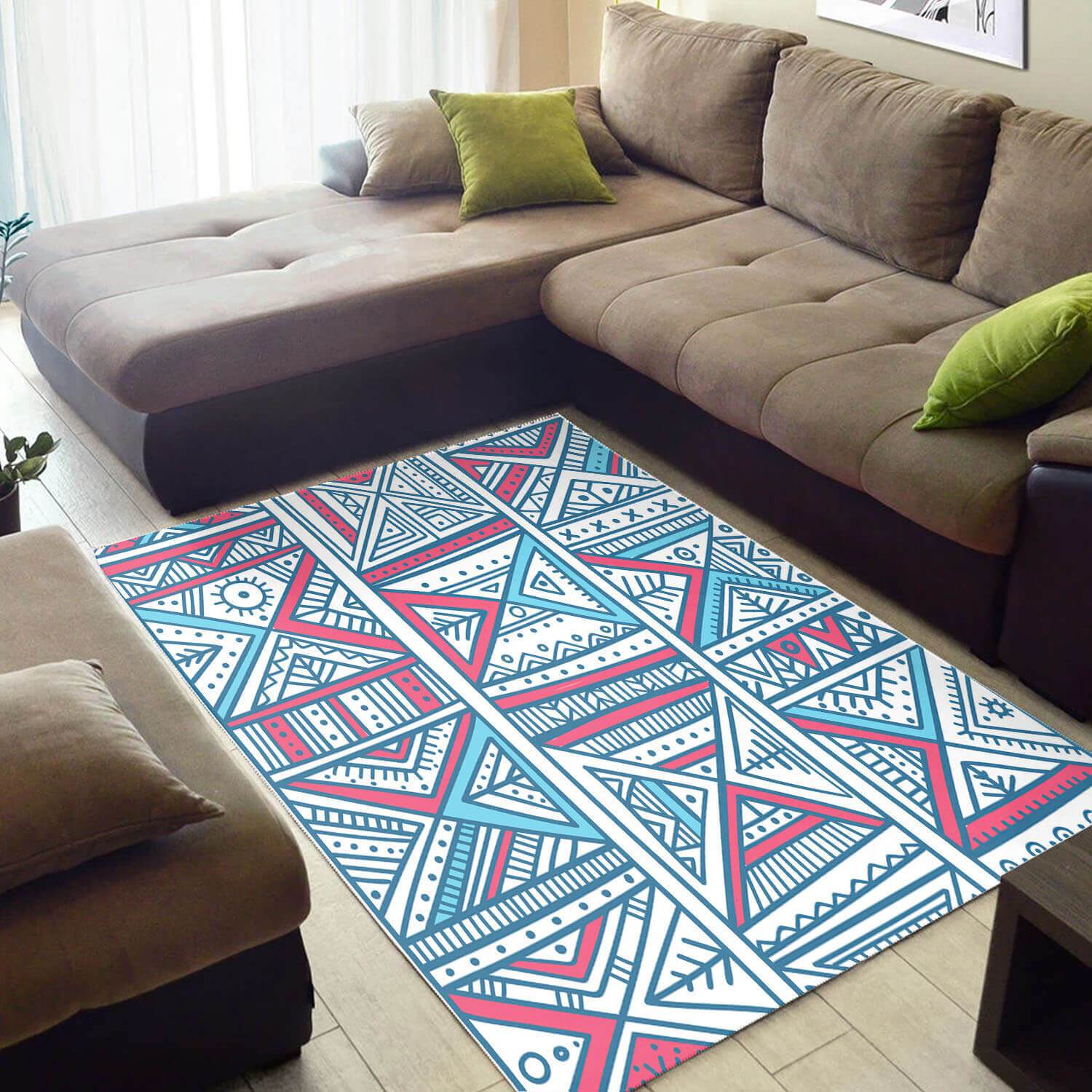 Beautiful African Unique Black History Month Ethnic Seamless Pattern Style Carpet Rectangle Rug