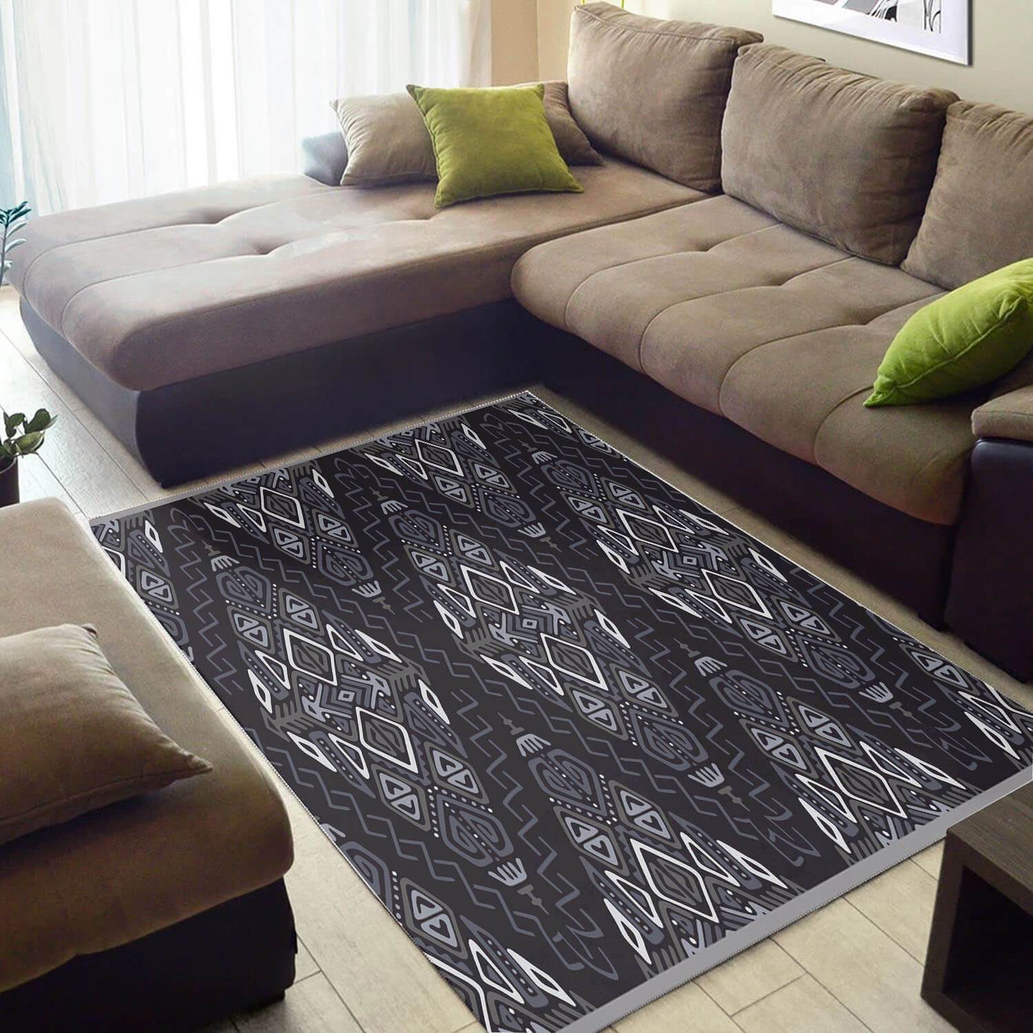 Beautiful African Unique Print Seamless Pattern Themed Carpet Home Rectangle Rug