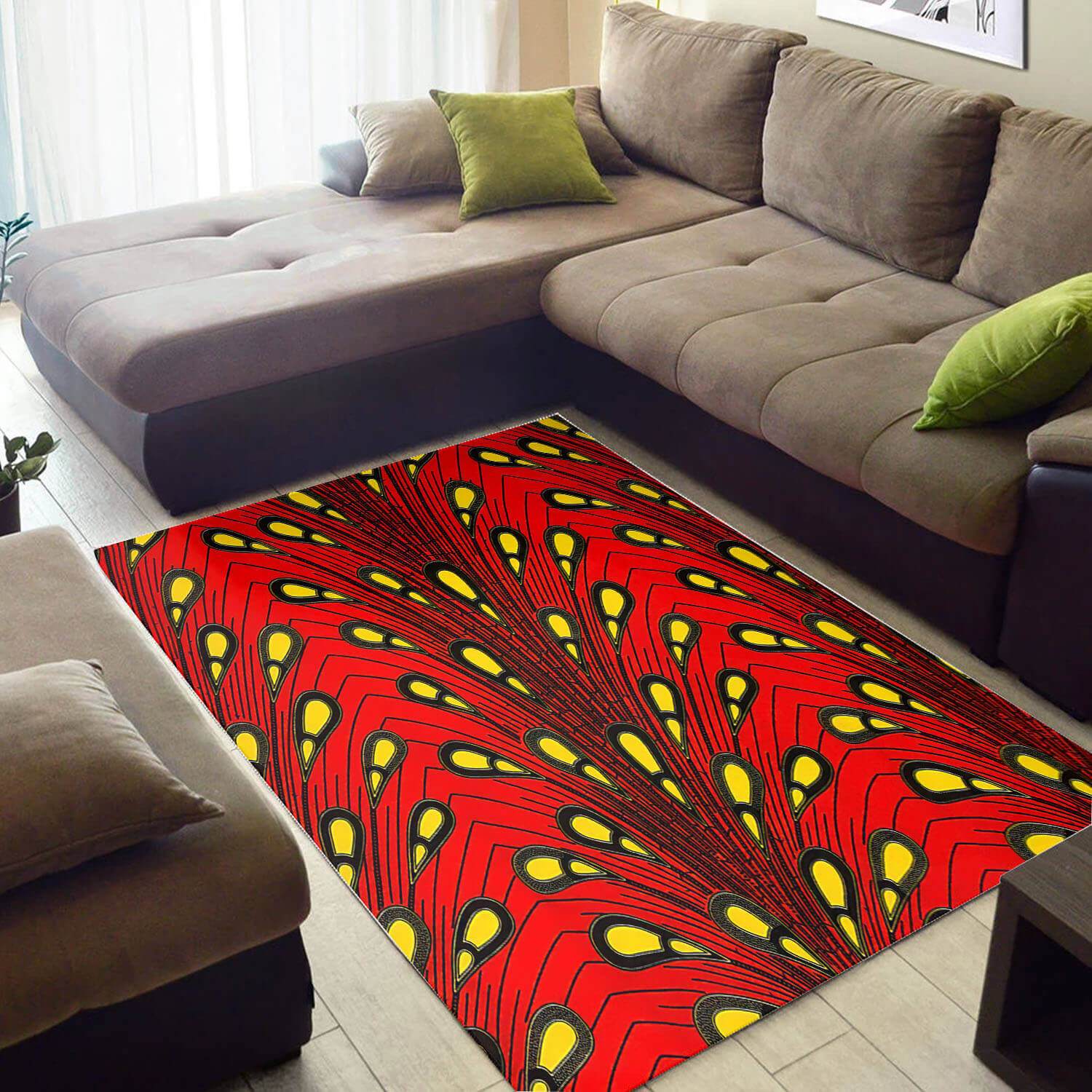 Beautiful African Vintage American Black Art Afrocentric Large Inspired Home Rectangle Rug